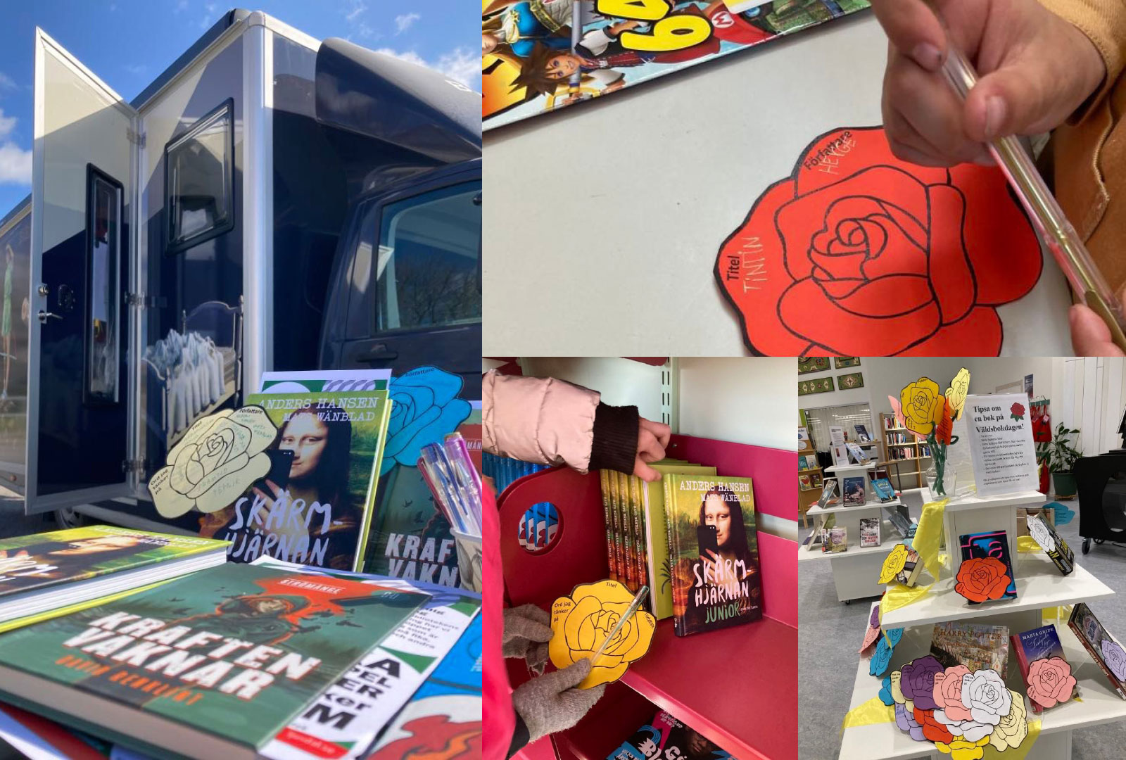 Så firades Världsbokdagen på biblioteken i Ljusdal