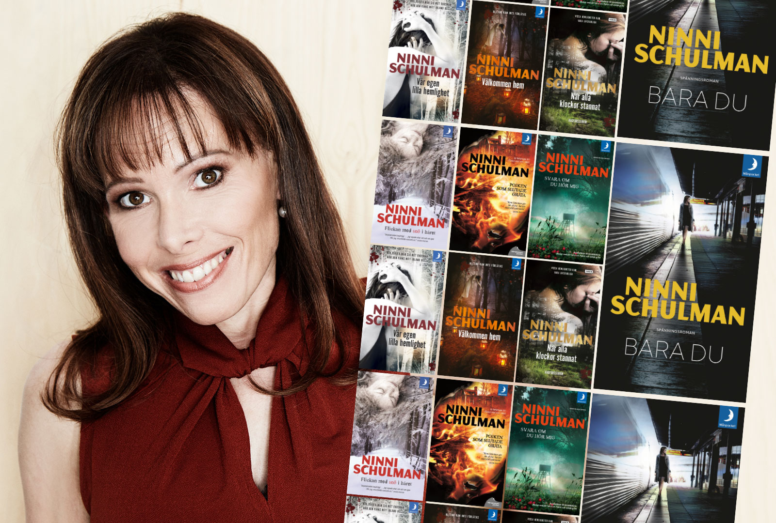 Ninni Schulmans böcker har sålt i 1 miljon exemplar