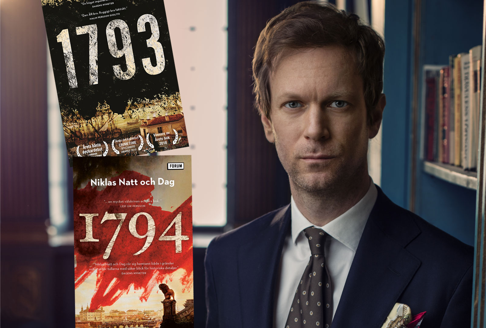 Niklas Natt och Dag tilldelas hederspris av Stockholms stad