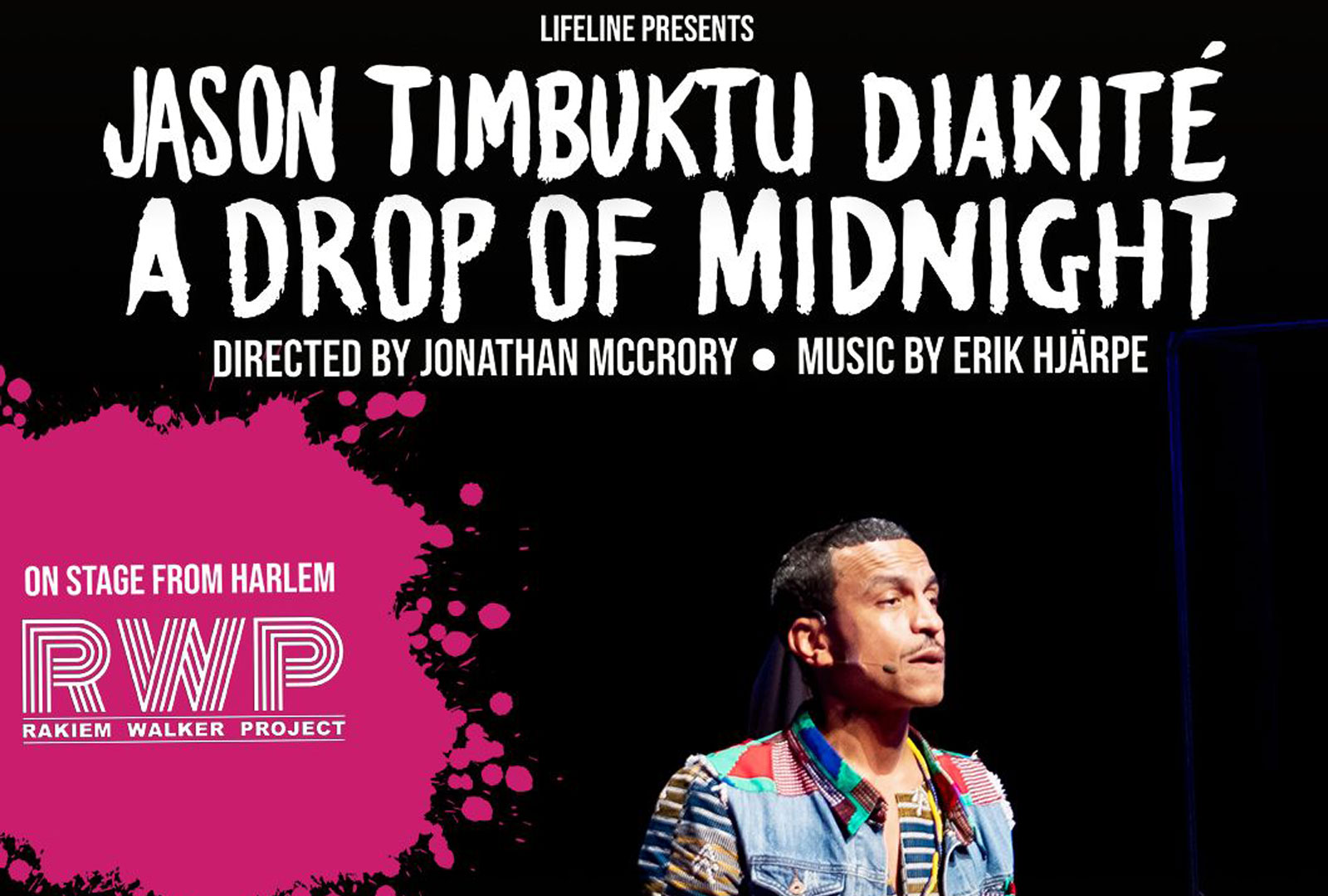 Jason Timbuktu Diakité turnerar med föreställningen A Drop of Midnight