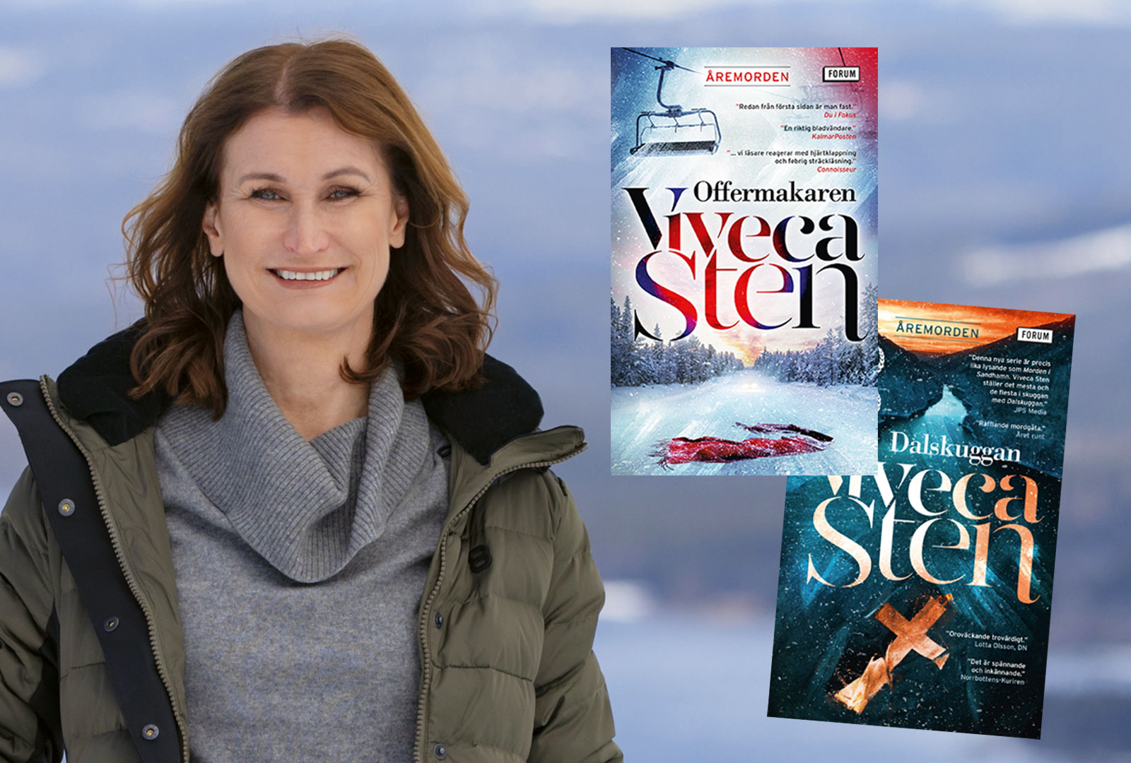 Viveca Stens succéböcker Åremorden ska bli tv-serie på Viaplay