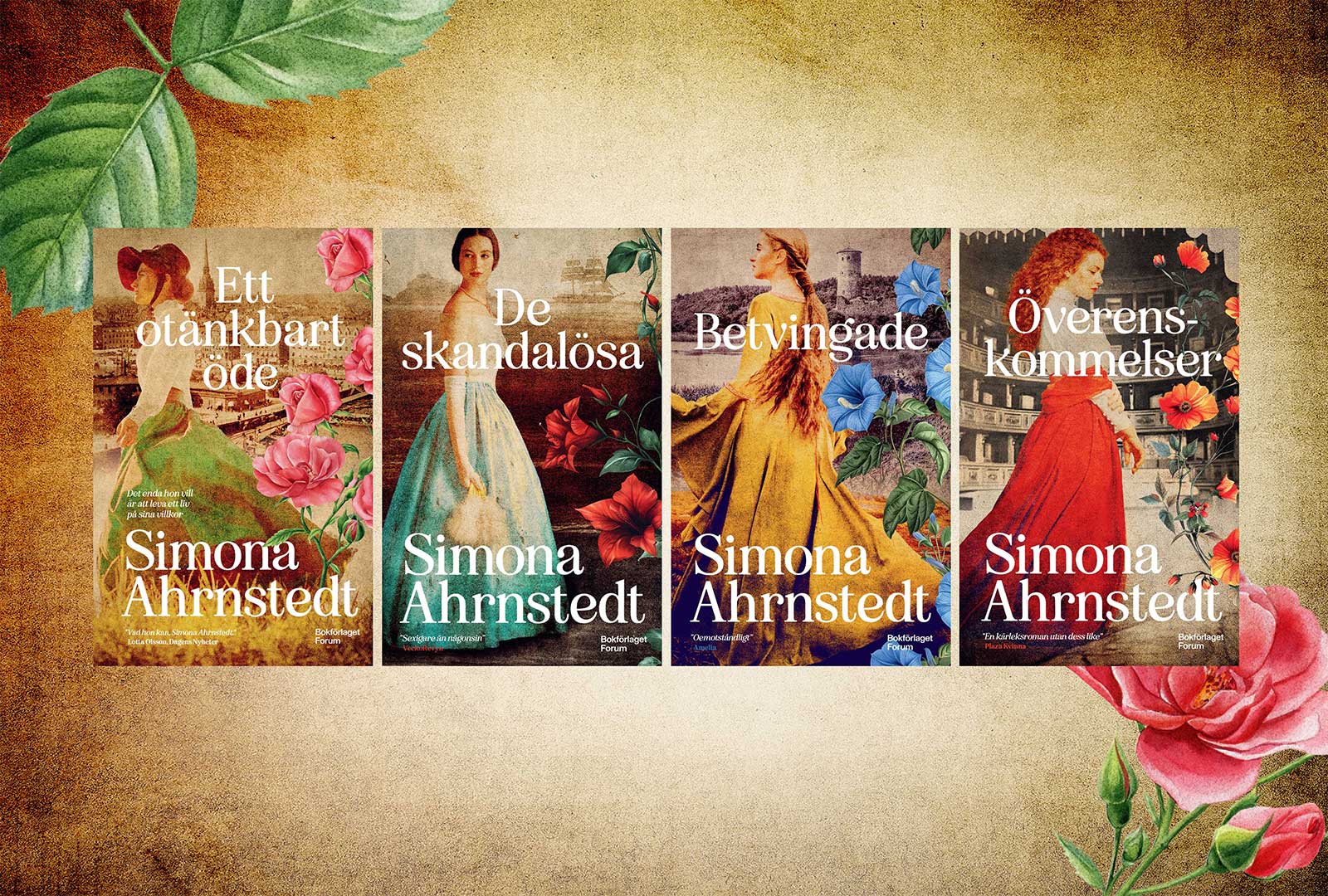 Simona Ahrnstedts hyllade serie om slottet Wadenstierna i pocket