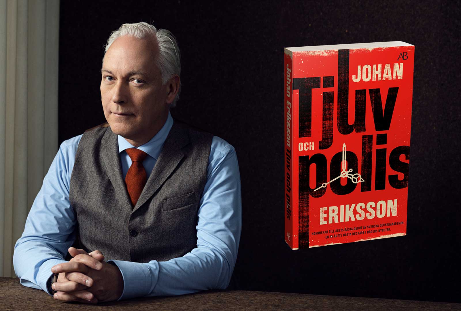 Johan Eriksson nominerad till Crimetime Award Årets deckardebut 2024