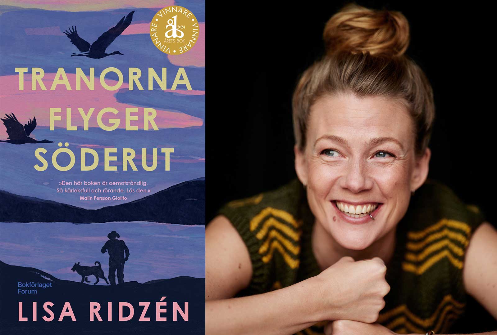 Adlibrispriset 2024 Årets roman och Årets debut till Lisa Ridzén