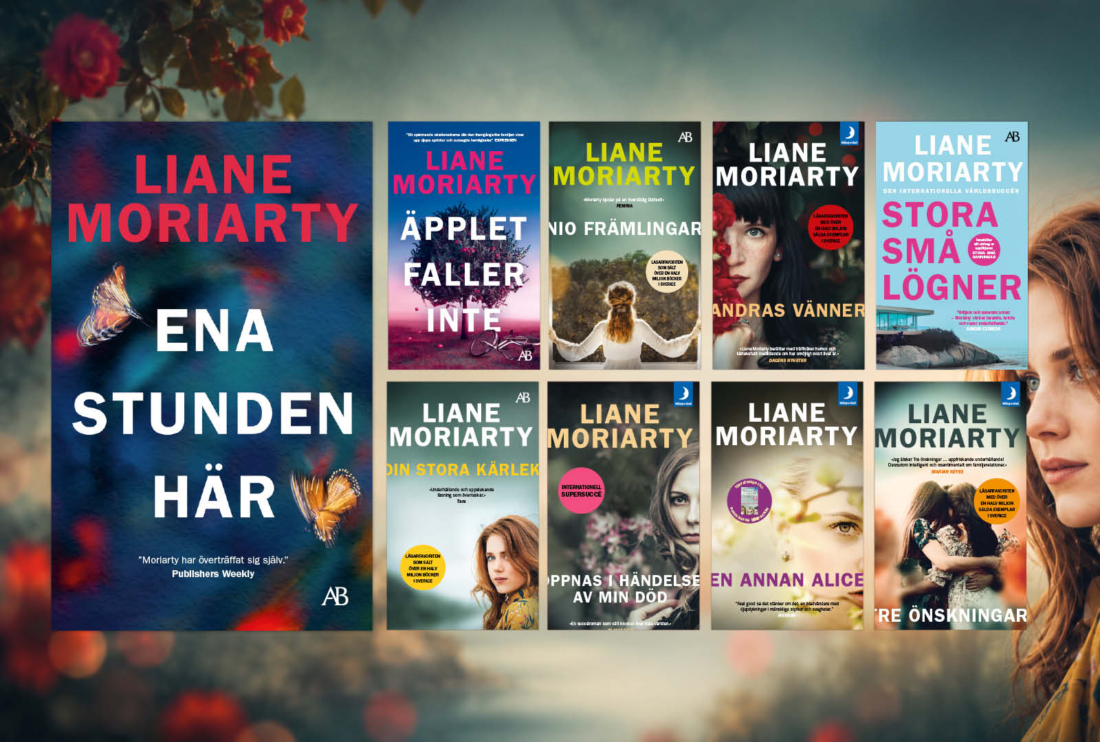Succéförfattaren Liane Moriarty – läs ikapp under semestern