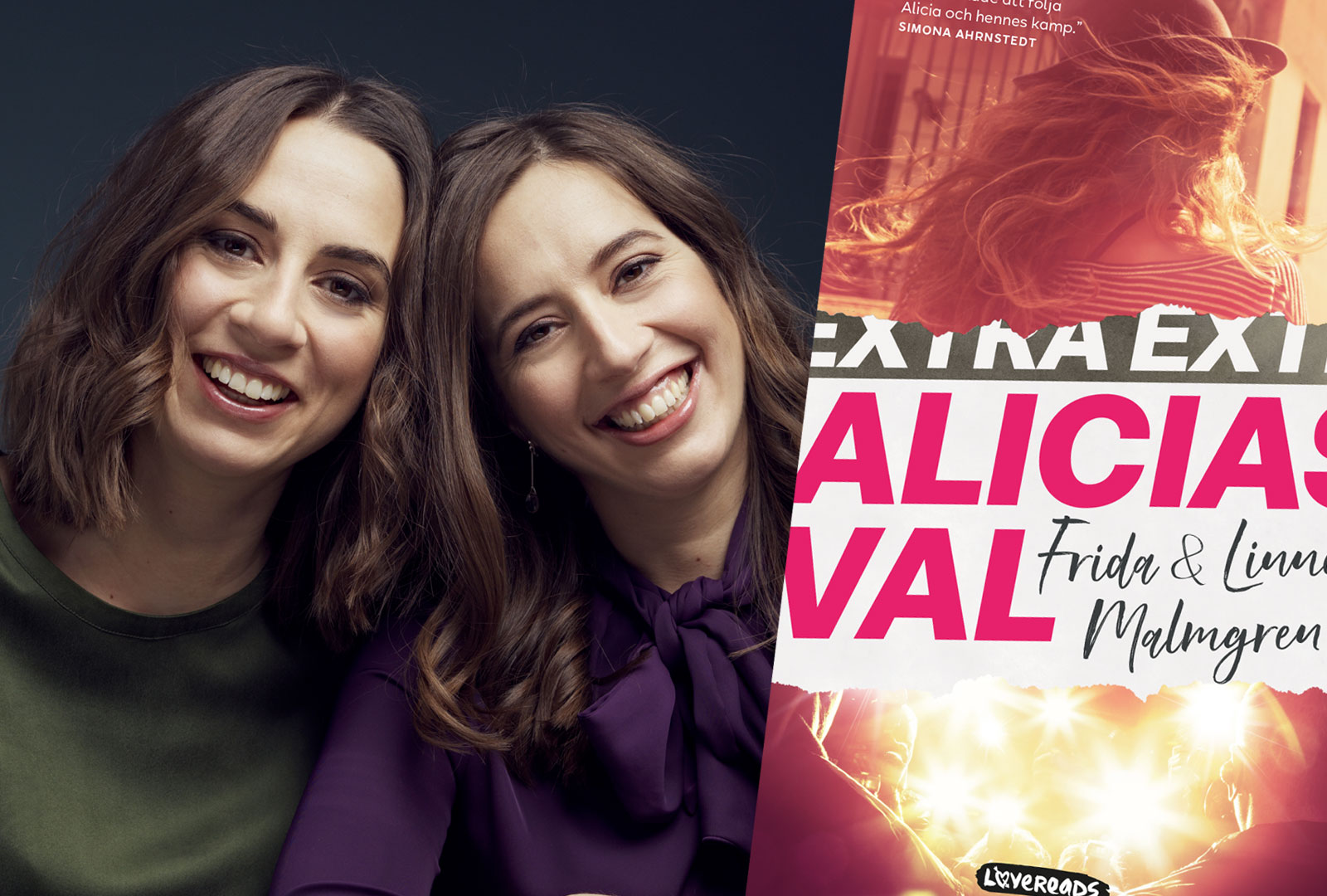 Systrarna Malmgren skriver romance i maktens korridorer