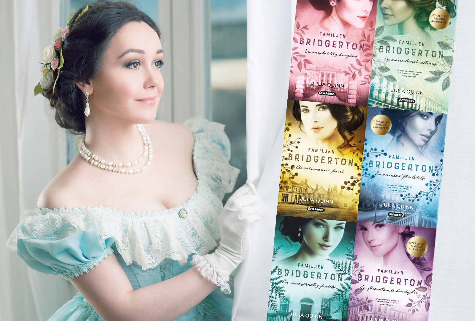 Succé för böckerna om familjen Bridgerton