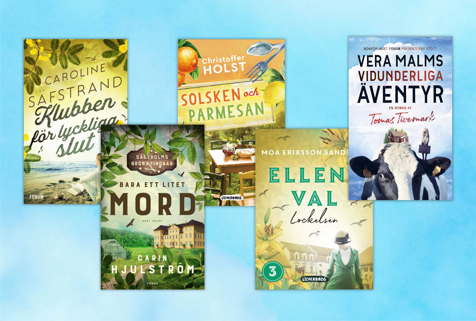 De nomineras till Årets feelgoodroman