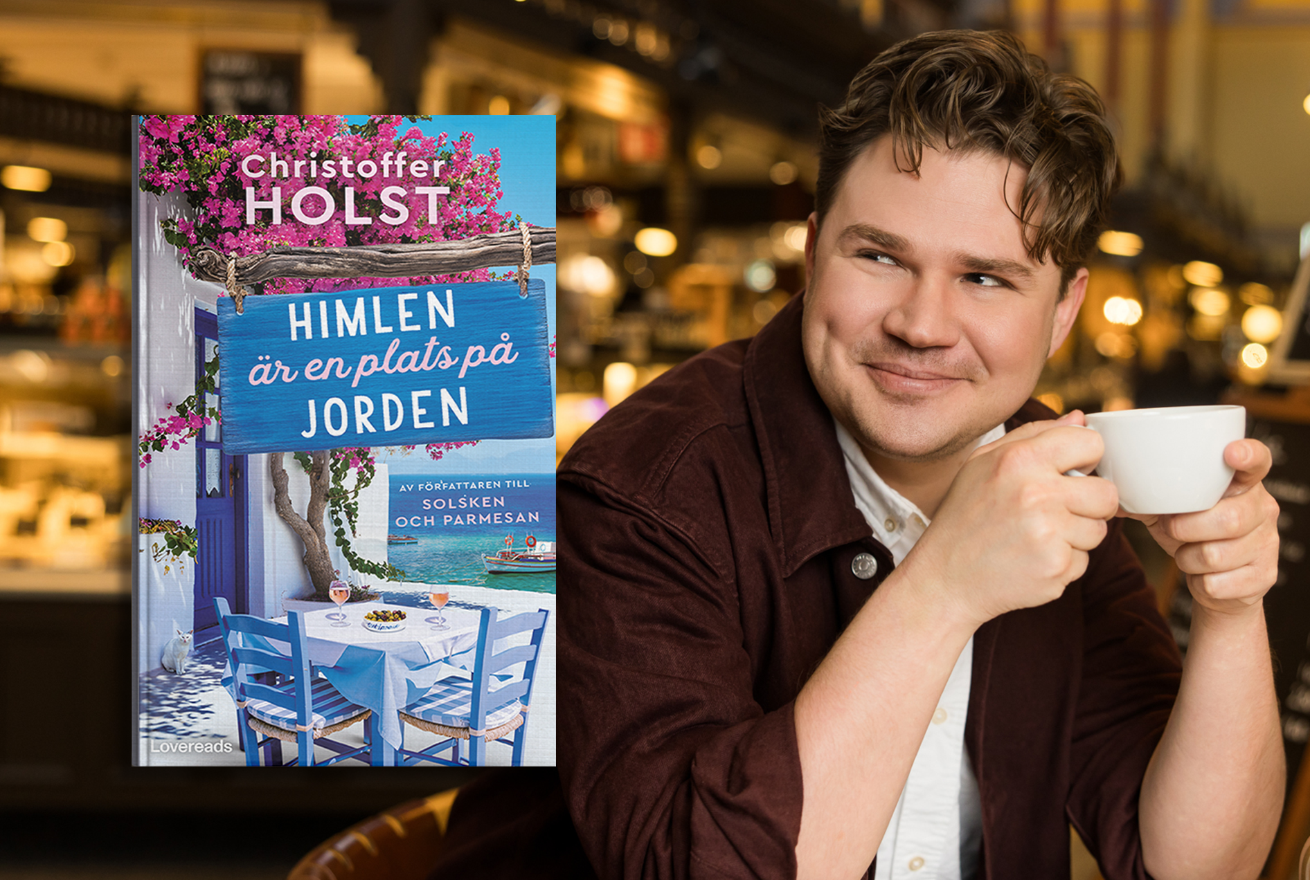 Det slår gnistor ända ner till södra Europa när Christoffer Holst släpper ny roman