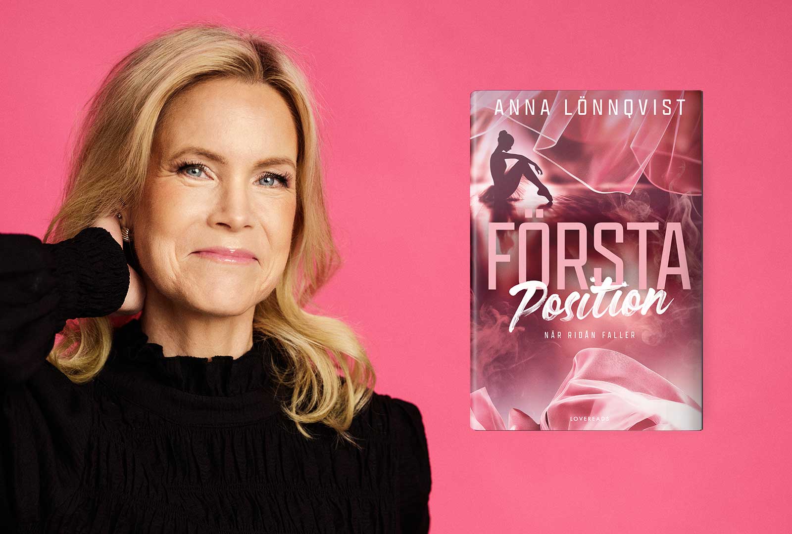 Nu släpps Första position – del ett i Anna Lönnqvists nya romanceserie När ridån faller