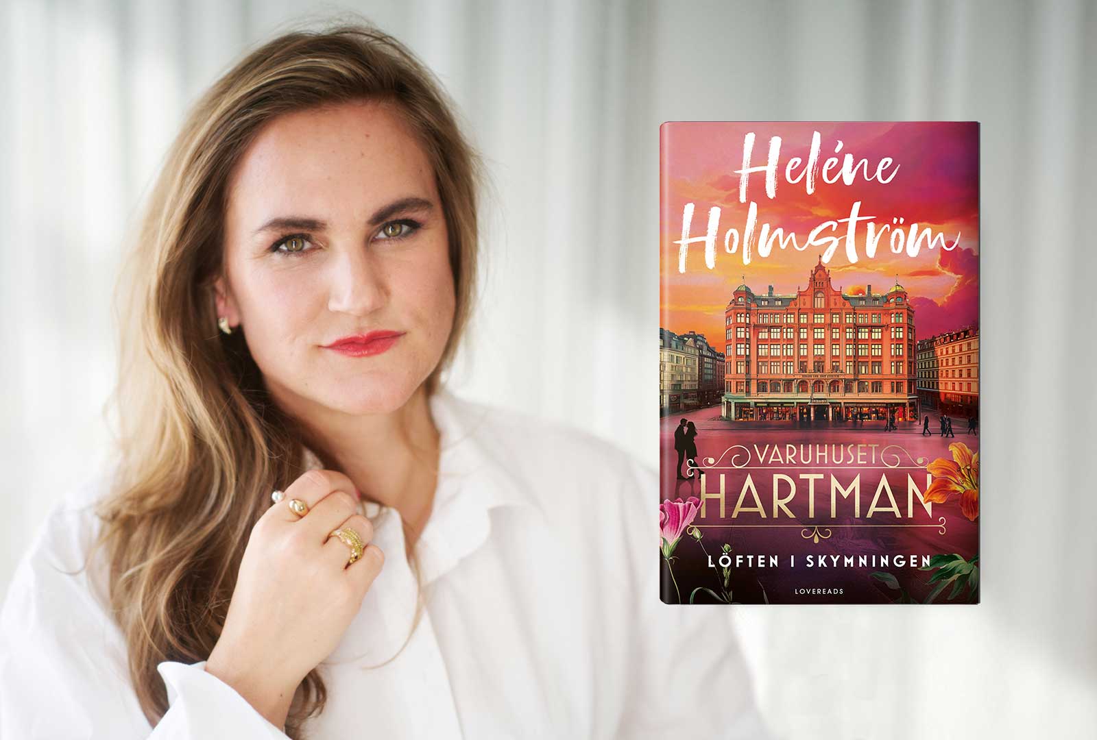 Klassisk varuhusmiljö möter modern romance i ny serie av Heléne Holmström
