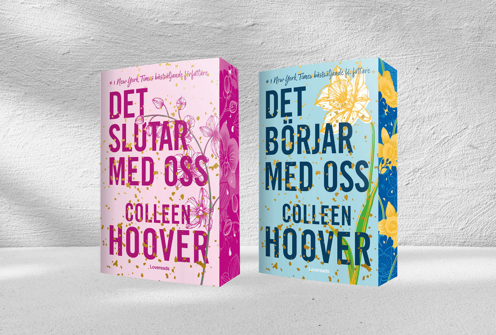 Colleen Hoovers succéromaner i exklusiva utgåvor med färgade snitt