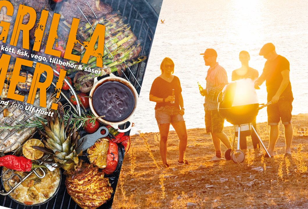 Hela middagen på grillen