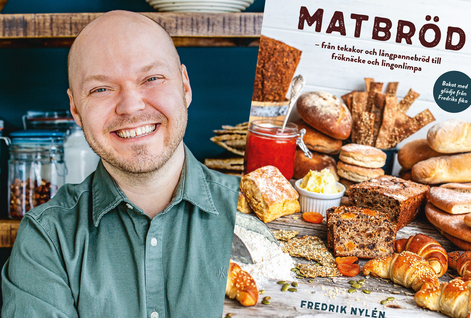 Bakbloggaren Fredrik Nylén aktuell med sin tredje bok: Matbröd