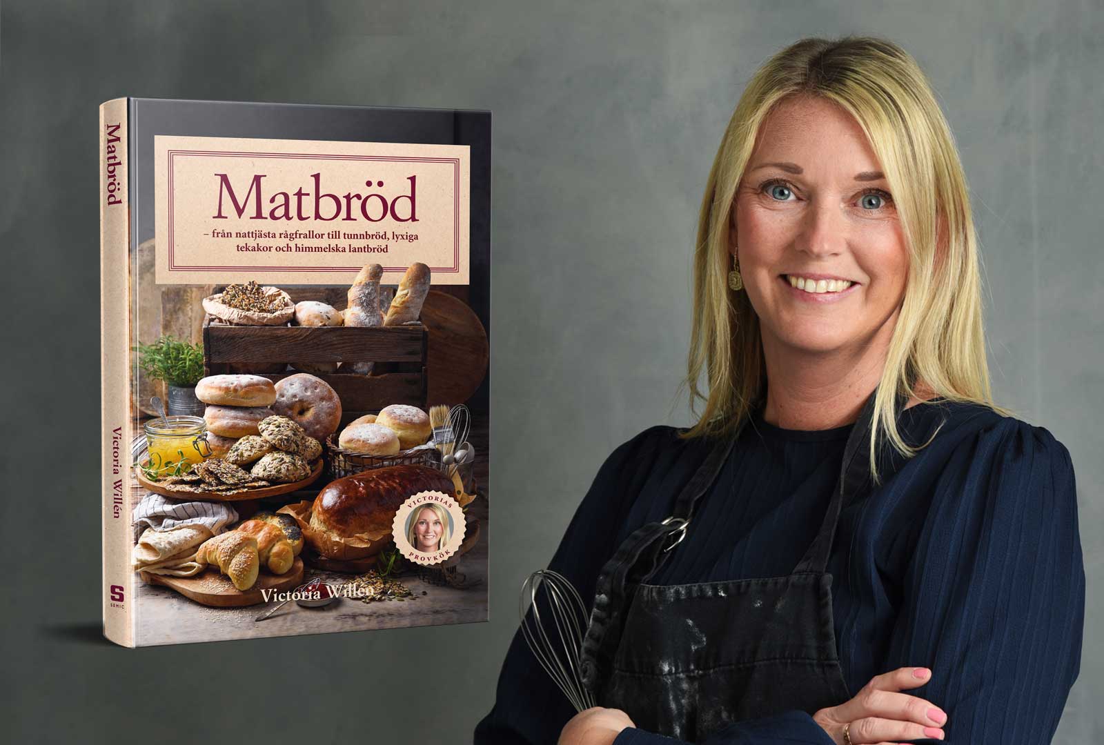 Ett härligt doftande hembakat bröd gör alltid succé