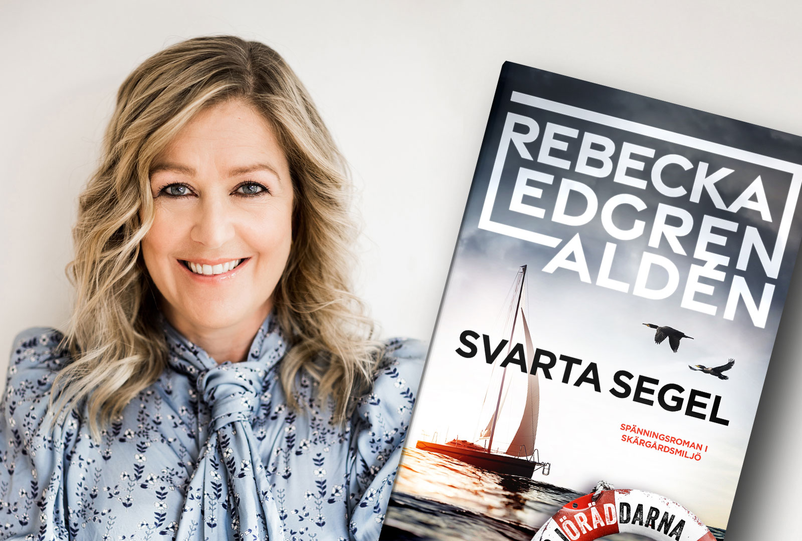 Nya spänningsromanen Svarta segel sätter sjöräddare i fokus