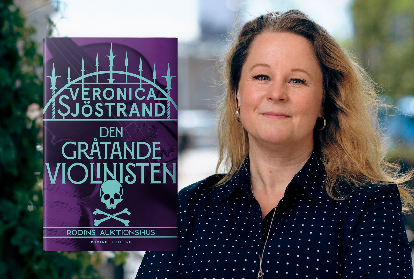 Mord och mystiska antikviteter – ljudboksfavoriten Veronica Sjöstrand aktuell med ny bok