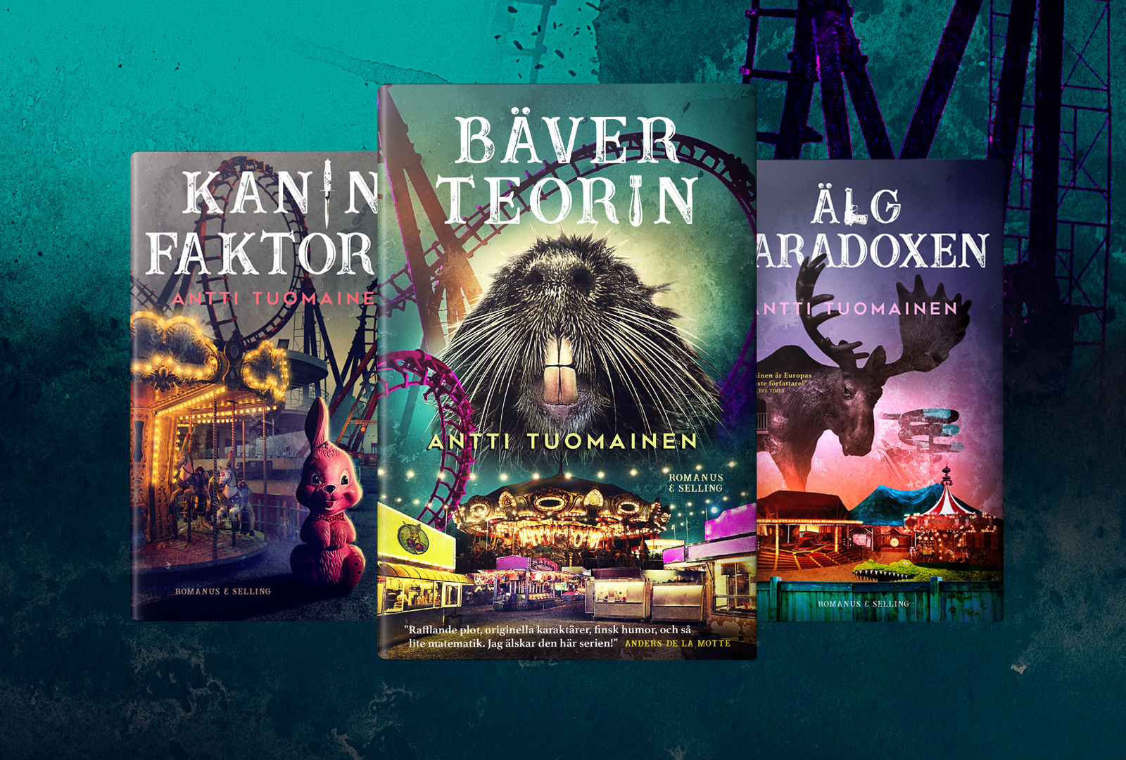 Finlands stjärnförfattare aktuell med sista delen i hyllad thriller-komediserie