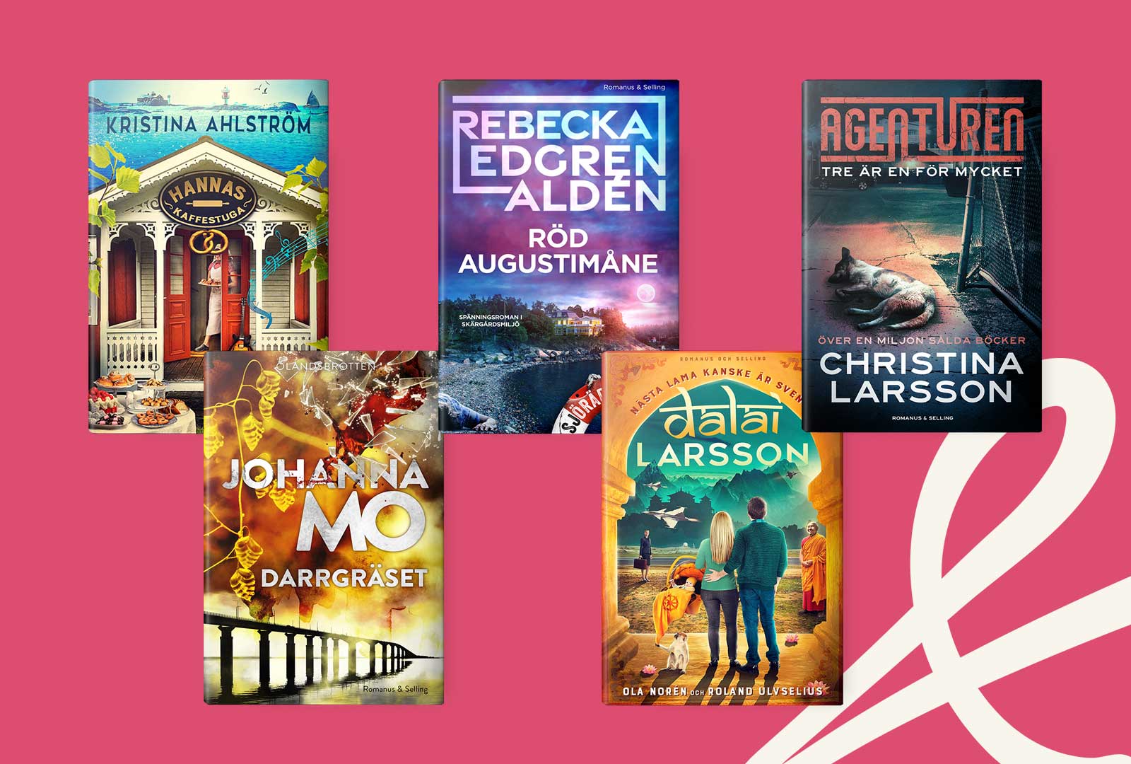 Här är sommarens böcker 2023 från Romanus & Selling