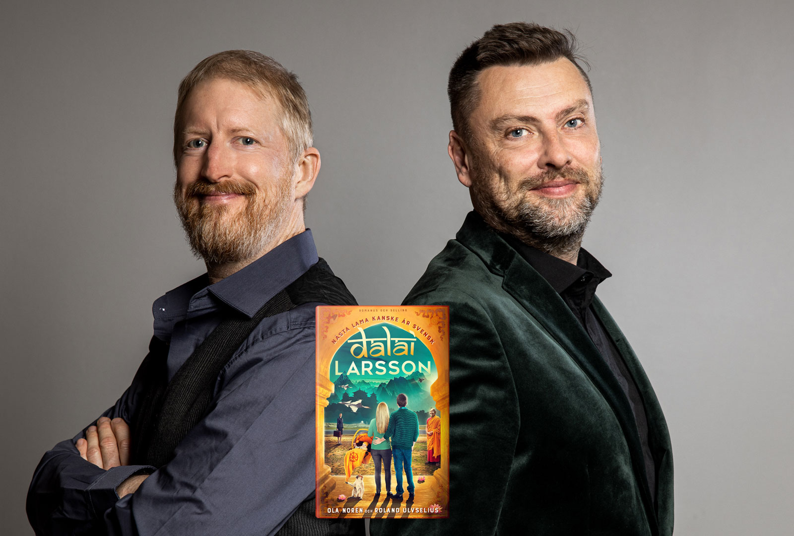 Humorduon Ola Norén och Roland Ulvselius bokdebuterar med Dalai Larsson