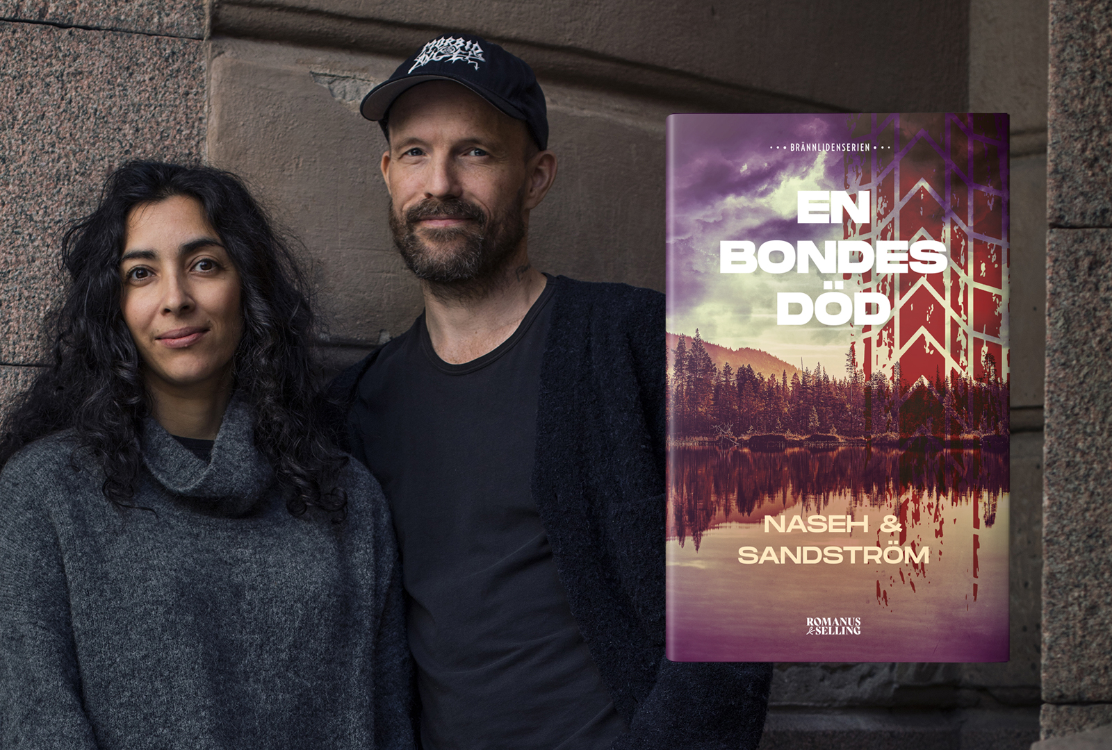 Författarparet Negar Naseh och David Sandström aktuella med spänningsromanen En bondes död