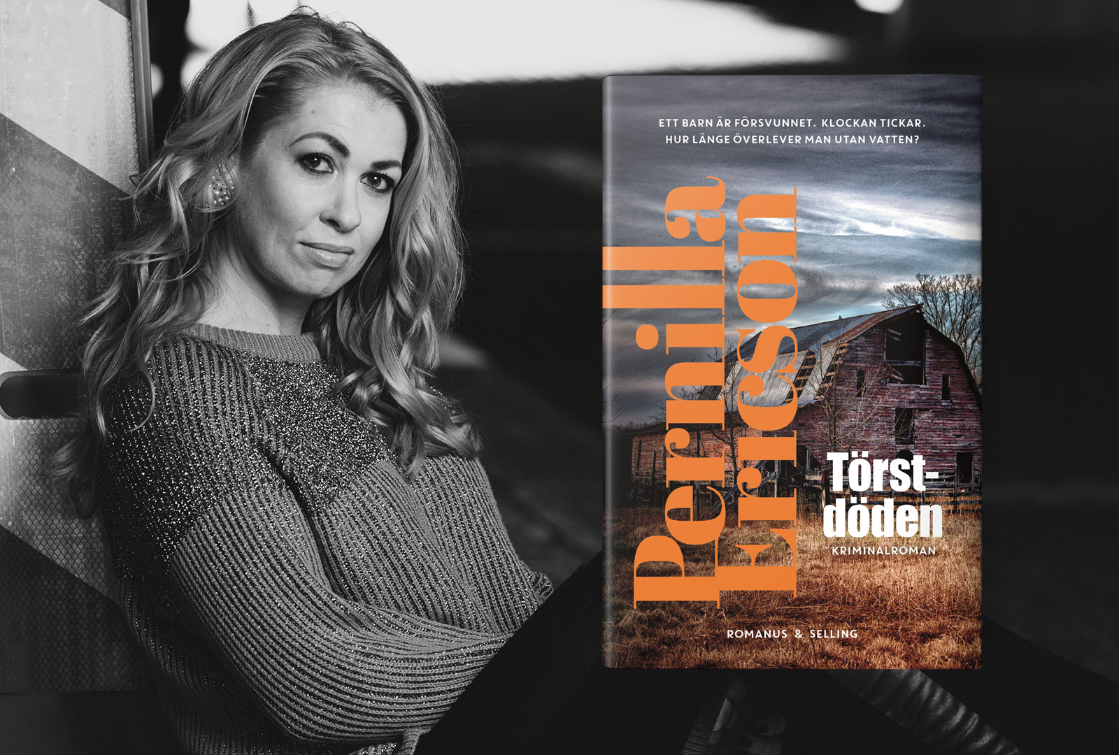 Extrem torka och ett försvunnet barn i ny kriminalroman av Pernilla Ericson