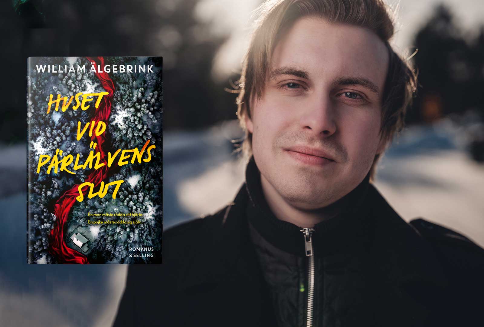 William Älgebrink debuterar med en mörk roman om livsöden som kolliderar i Jokkmokks djupa skogar