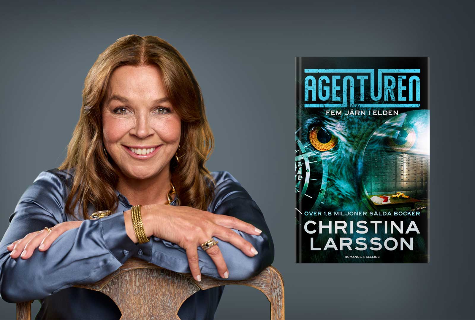 Christina Larsson avslutar Agenturen-serien med dramatisk final