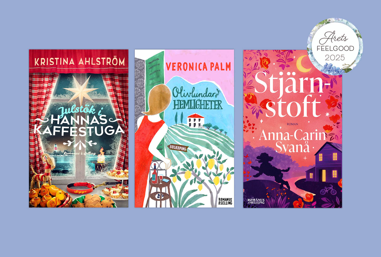 De kan bli Årets Feelgoodroman 2025 – rösta på din favorit