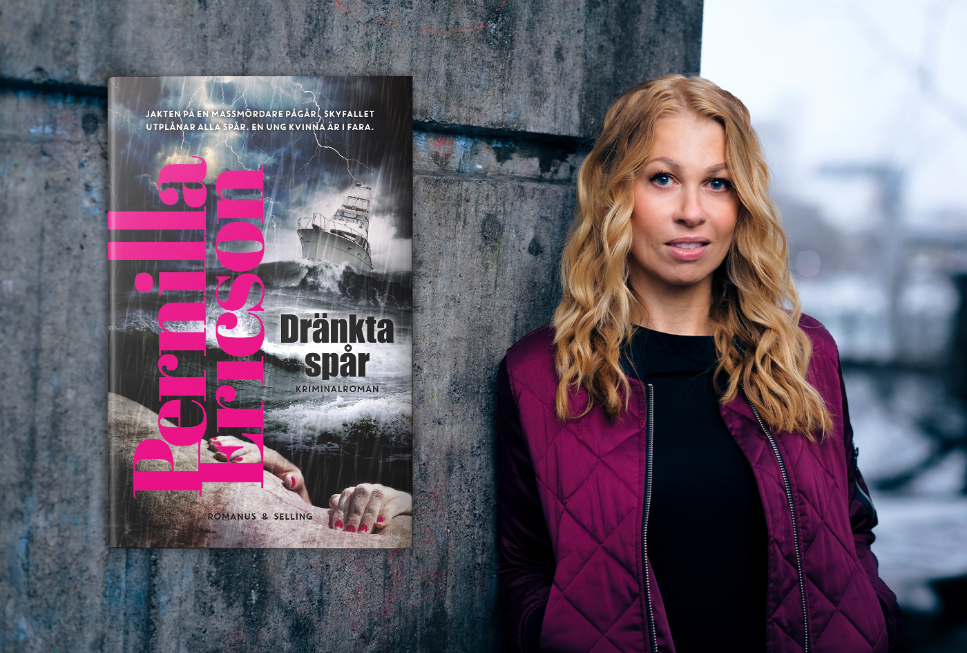 Hög samhällsaktualitet när Pernilla Ericson går i mål med sin krimkvartett