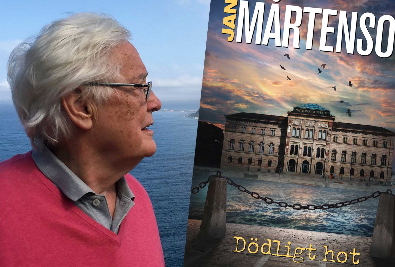 Jan Mårtenson firar sin 70:e bok: "Dödligt hot"
