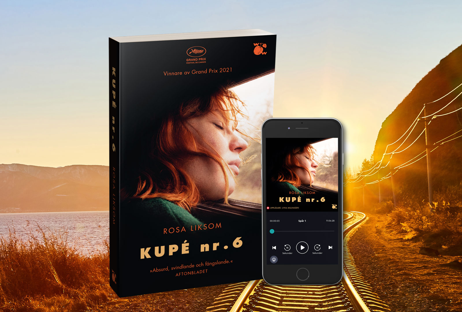 Premiär för filmatiseringen av Rosa Liksoms roman Kupé nr. 6