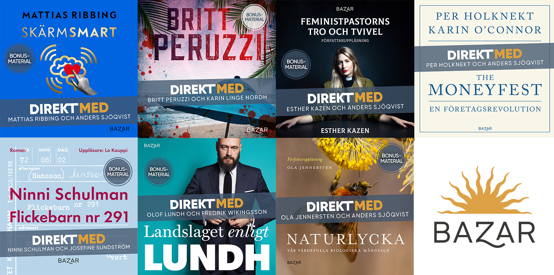 DIREKT MED publiceras som bonusmaterial i ljudbokstjänsterna!