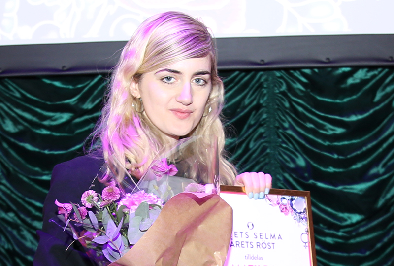 Feministiskt pris till Matilda Gustavsson