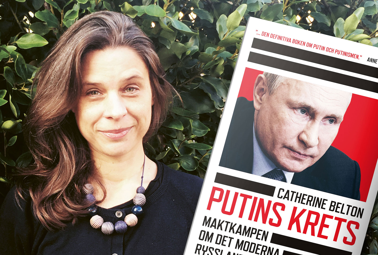 Catherine Belton, författaren till Putins krets, prisas