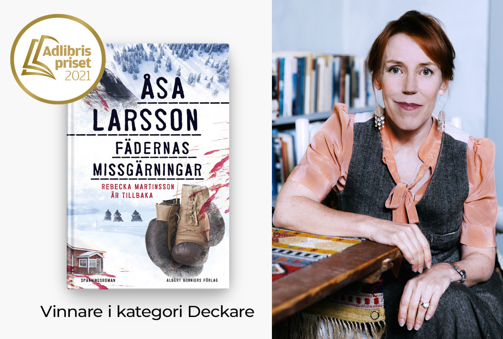 Adlibrispriset 2021 till Åsa Larsson