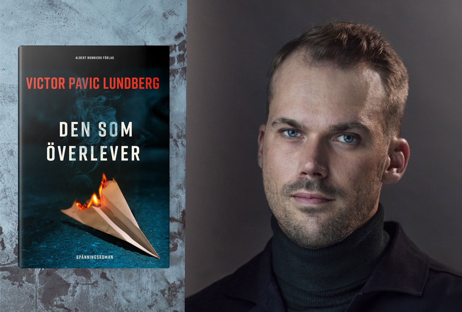Victor Pavic Lundberg tilldelas Årets deckardebut Crimetime Award 2022