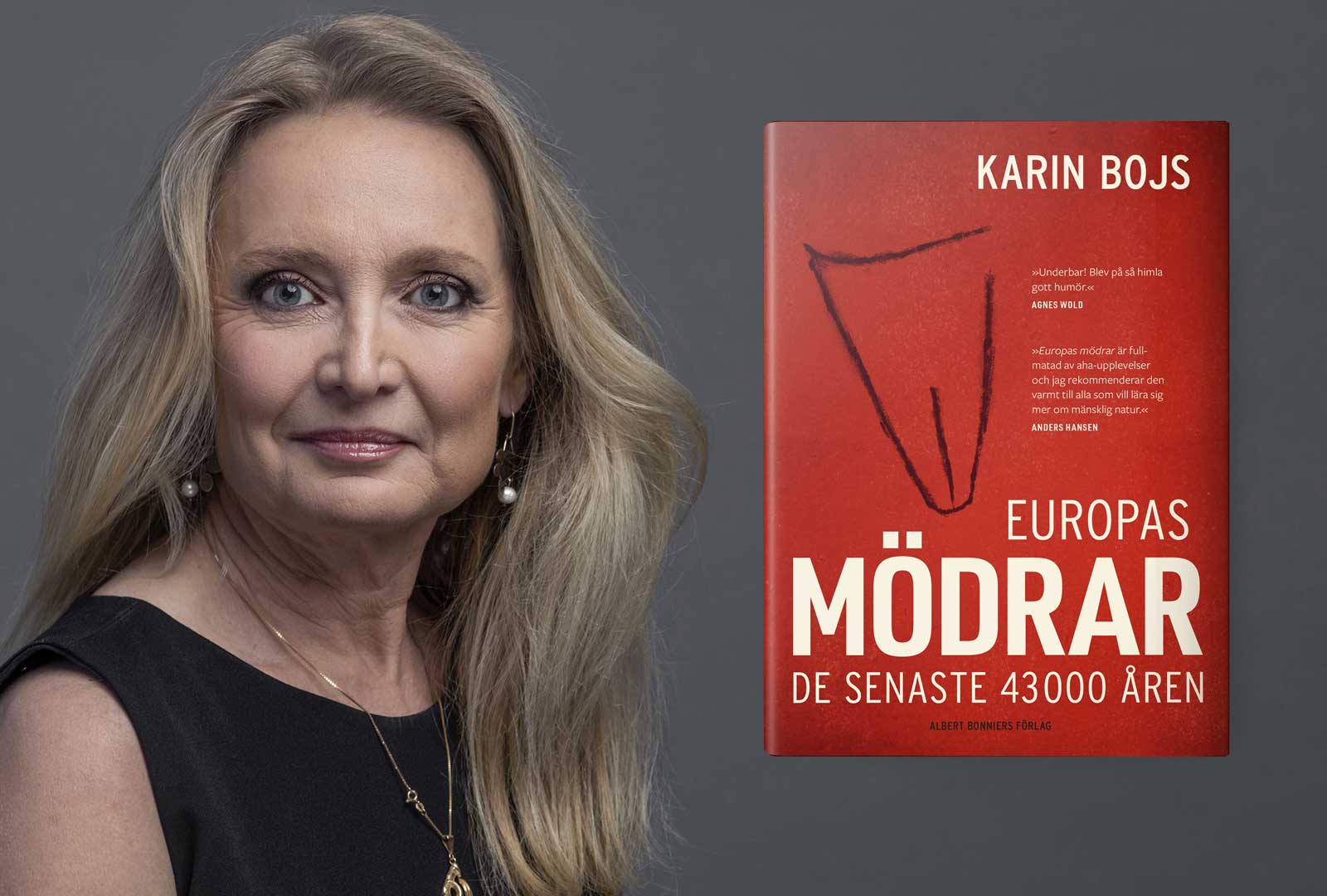 Karin Bojs tilldelas Stiftelsen Eva Bonniers 70-årsfonds stipendium 2023