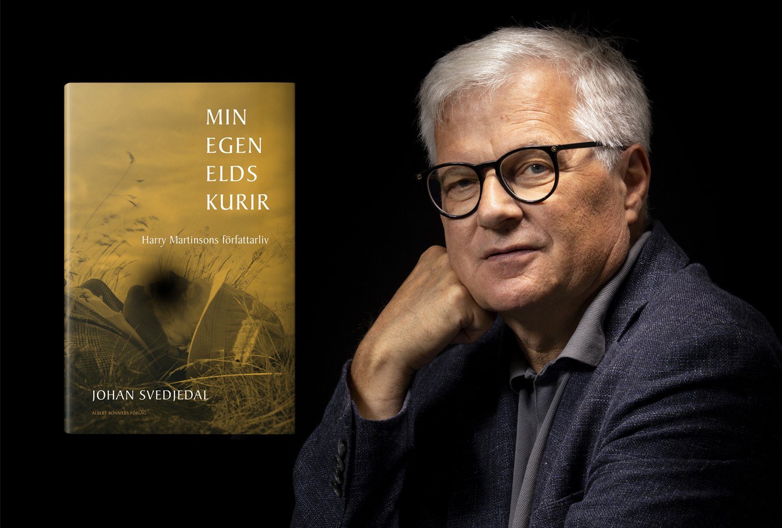 Johan Svedjedal aktuell med biografi över Harry Martinson