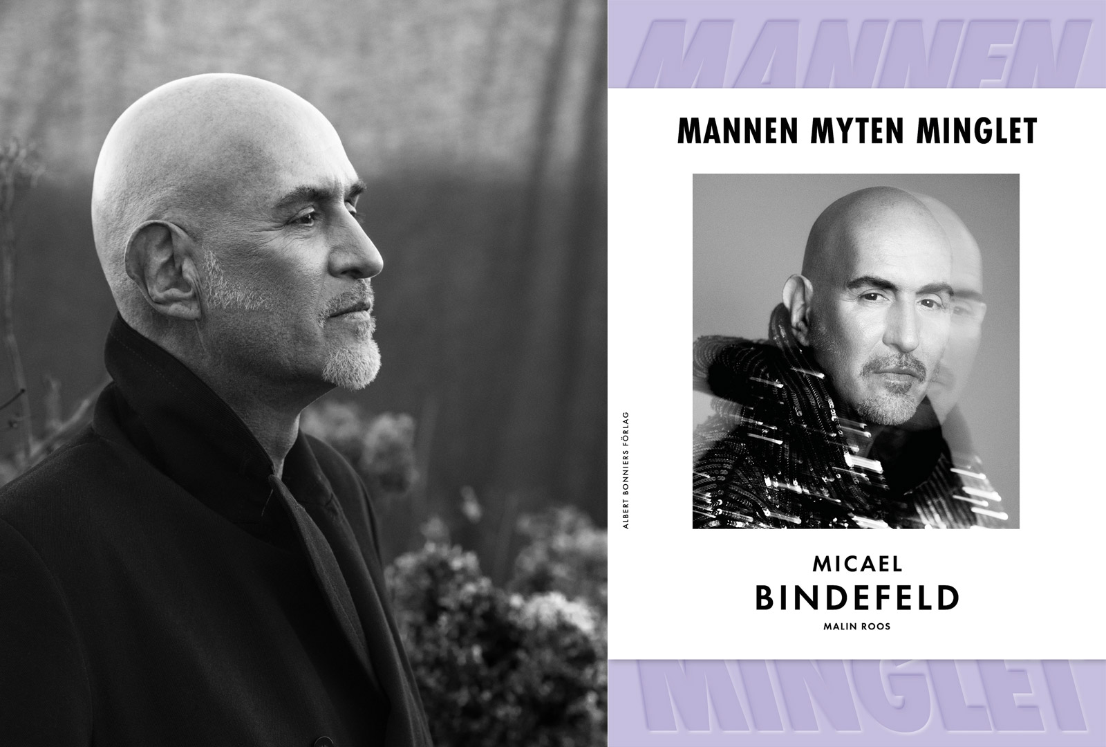 Mannen Myten Minglet av Micael Bindefeld nomineras till QX-priset Årets bok