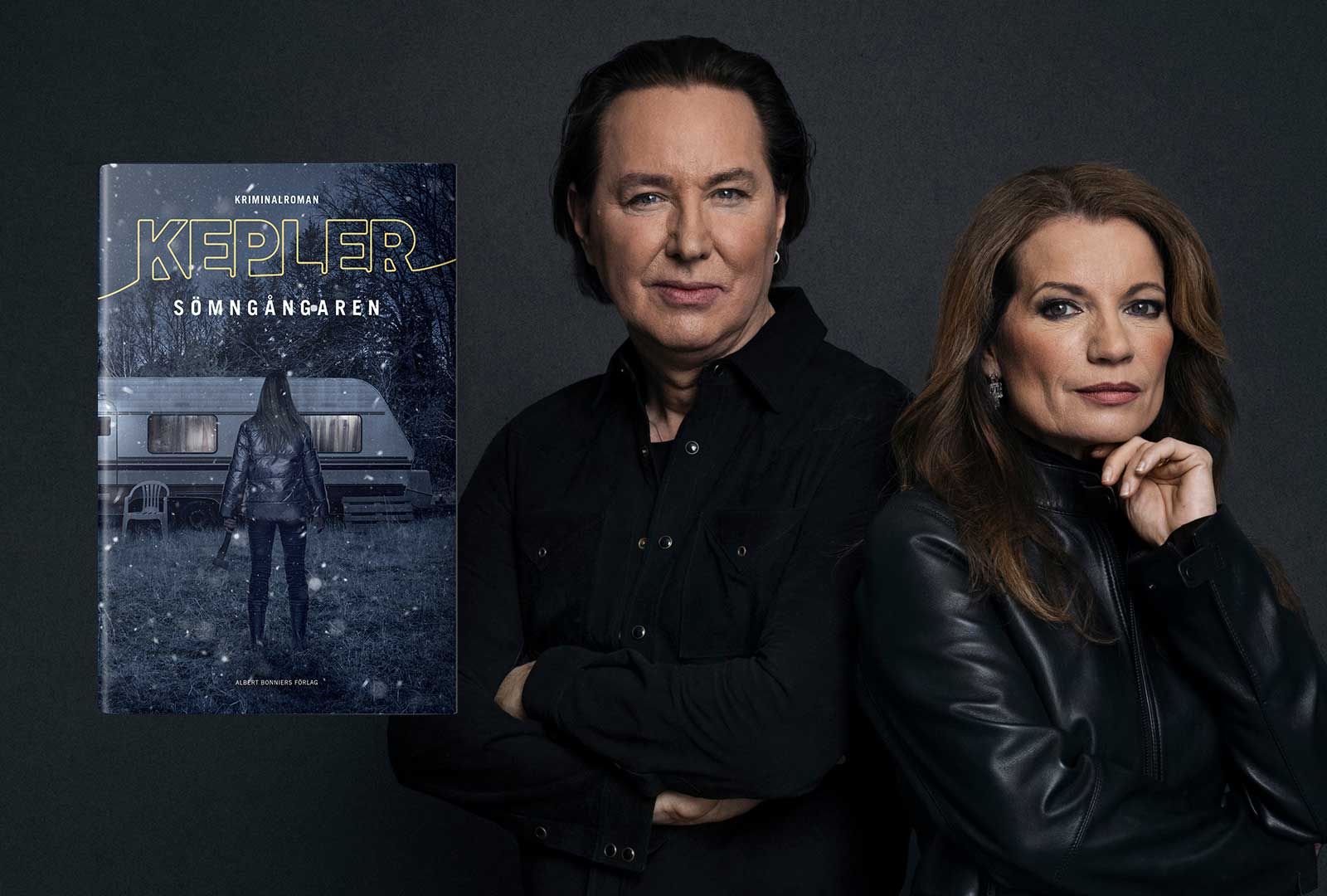 Lars Kepler: ”Vi har redan kommit igång med bok nummer elva”