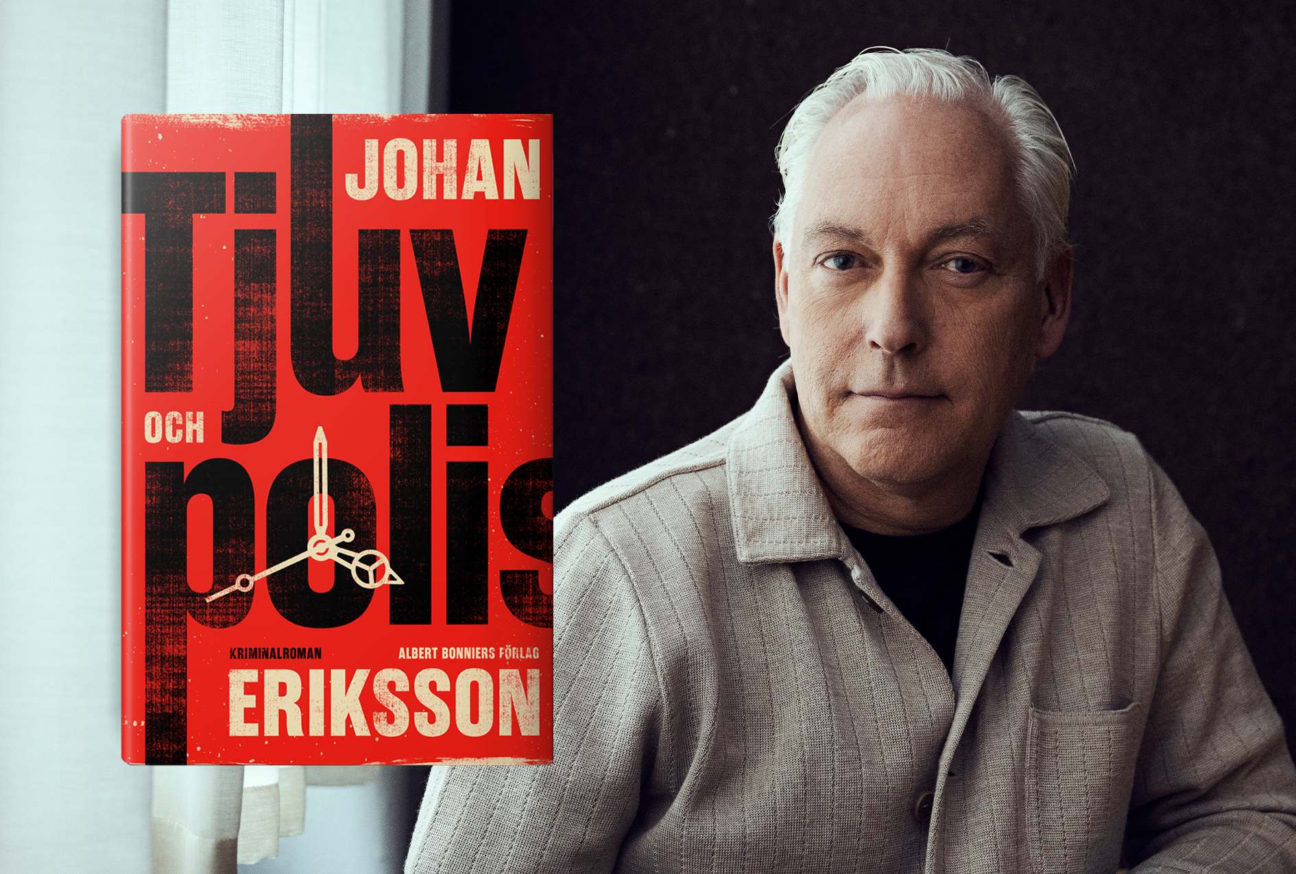 Johan Eriksson nomineras till Crimetime Award Årets deckardebut 2024