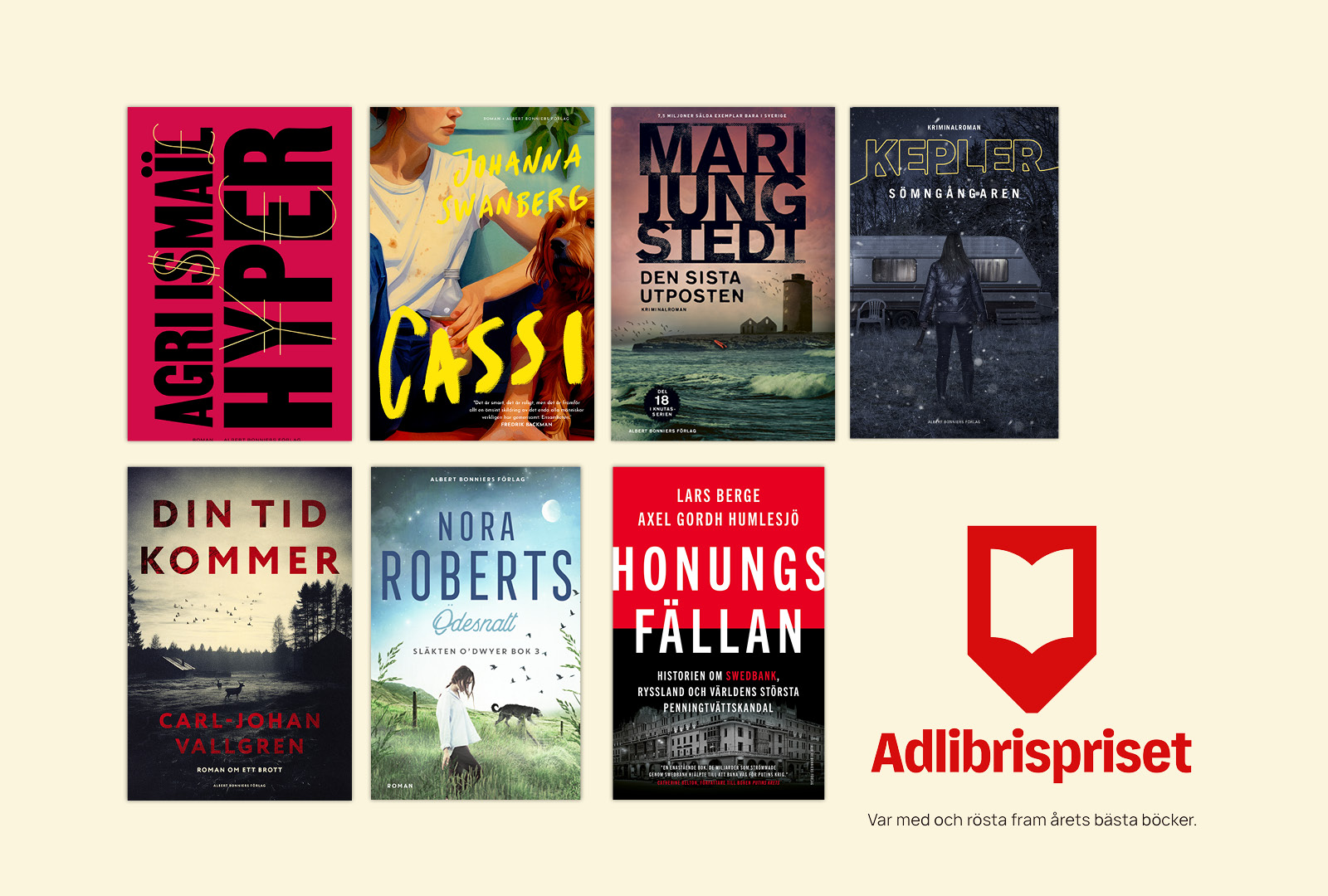 Adlibrispriset: de kan bli årets böcker 2024