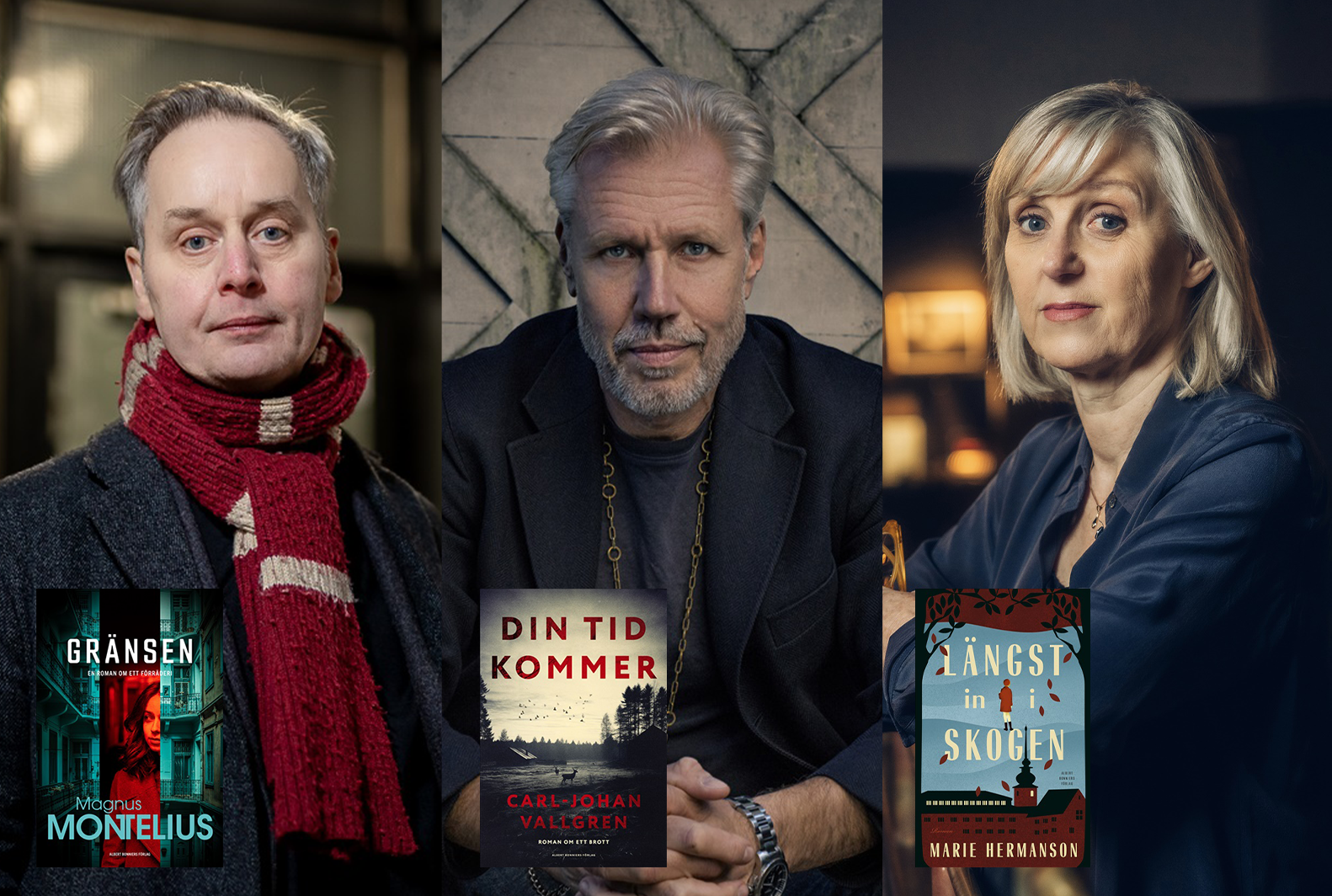 De är nominerade till Svenska Deckarakademins pris 2024