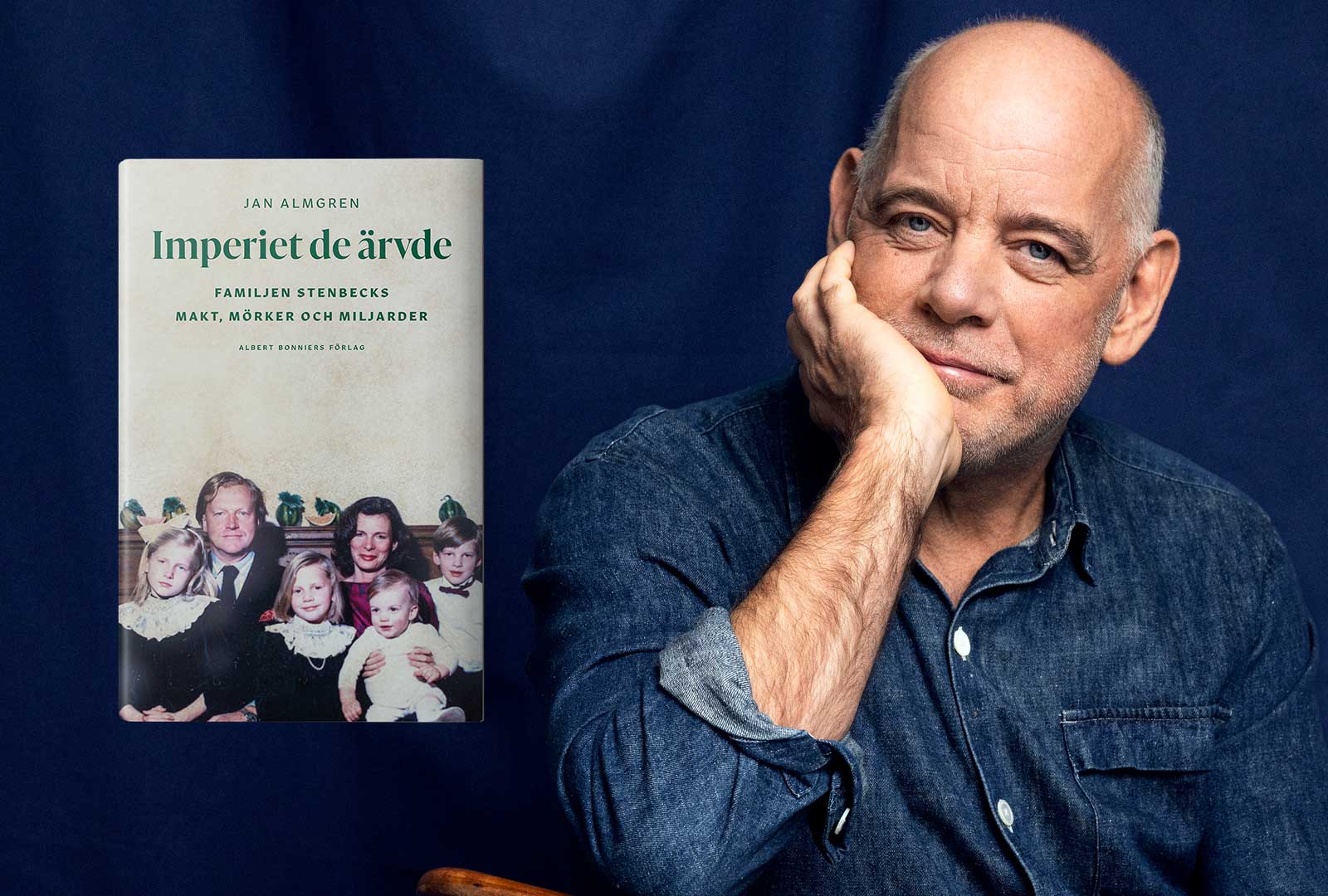 Jan Almgren: "Imperiet de ärvde är en berättelse om hela familjen Stenbeck"