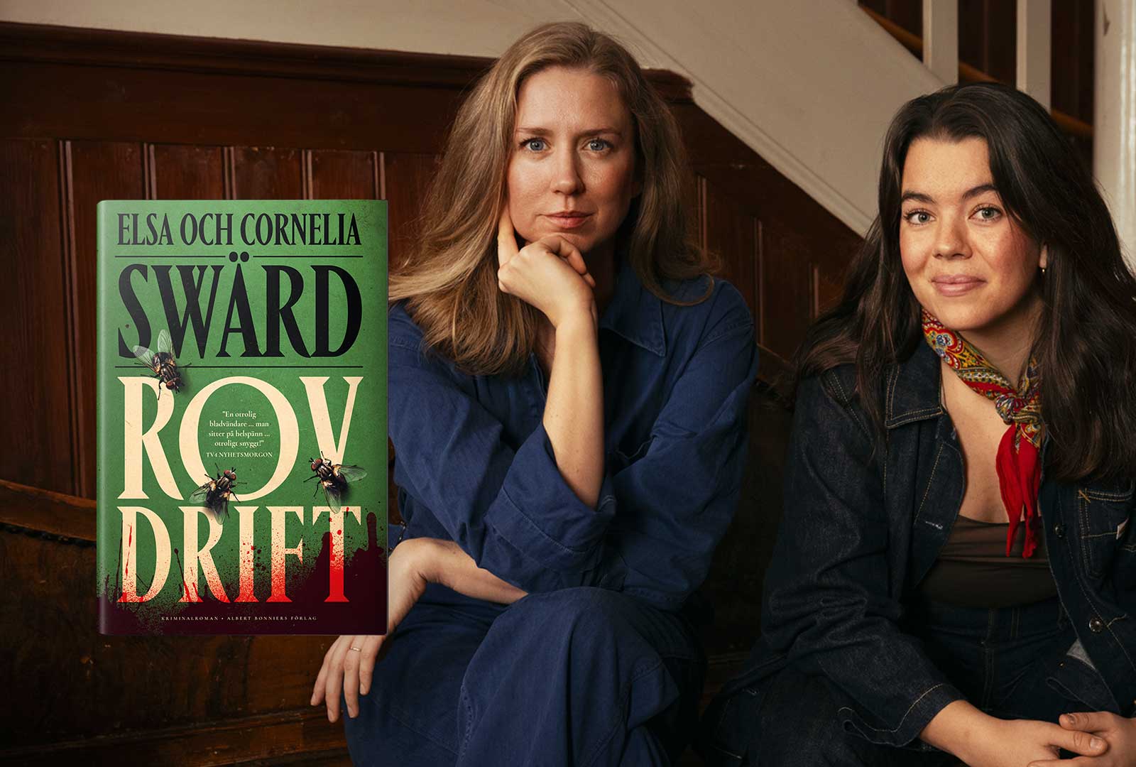 Elsa och Cornelia Swärd prisas med debutantpris för Rovdrift