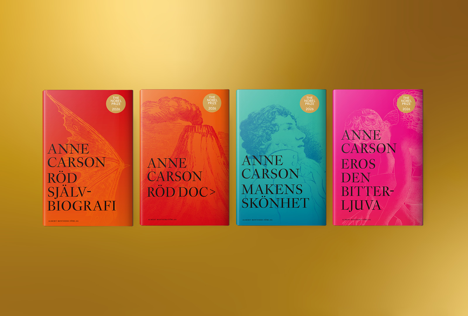 Fyra nyutgåvor av Anne Carson – Nobelpristagaren i litteratur 2026