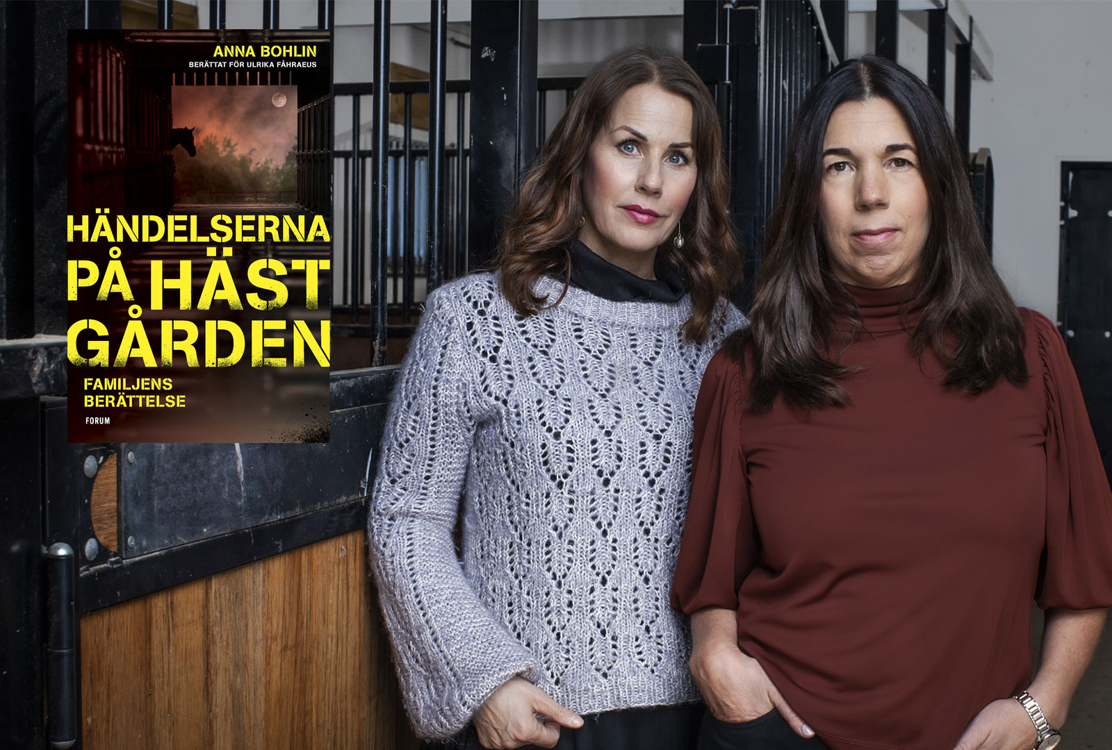 Bokförlaget Forum släpper familjens berättelse om händelserna på hästgården