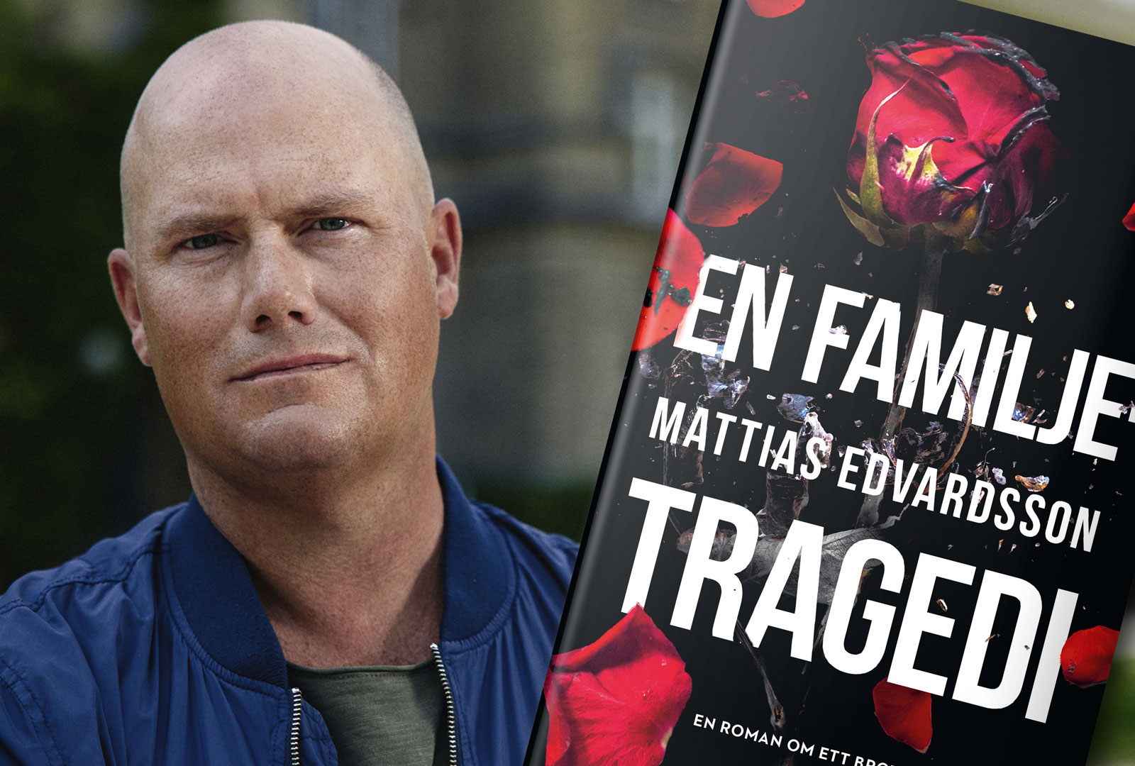 Mattias Edvardsson skriver om beroende i nya boken En familjetragedi