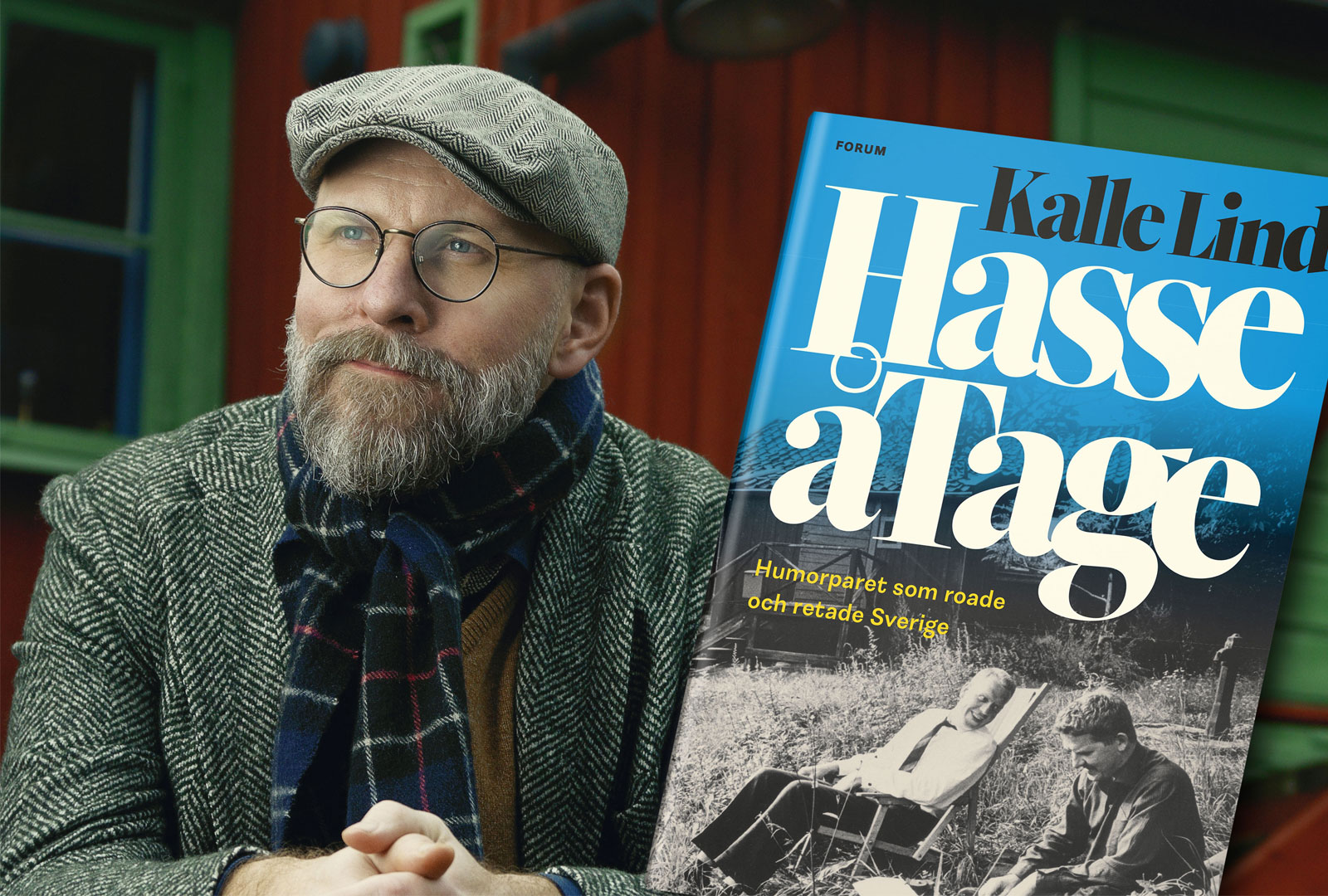 Kalle Lind aktuell med bok om underhållningsgiganterna Hasse Alfredson och Tage Danielsson